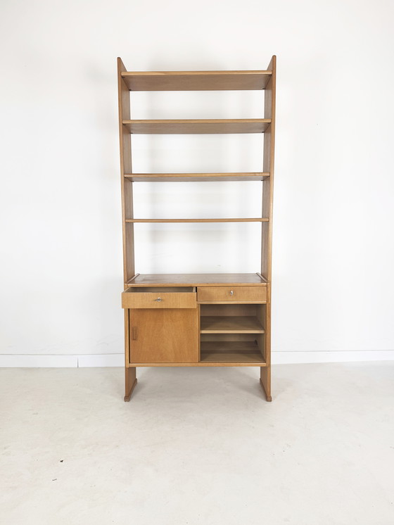 Image 1 of Scandinavian Oak Bookcase, 1960s