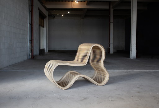 Ash sculptural chair