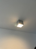 Plafonnier TossB Groove – aluminium brossé – lampe design