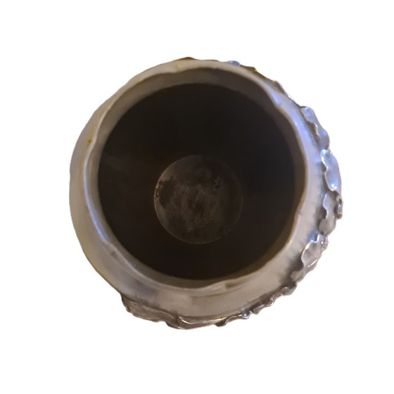 Image 1 of Vaso in peltro Art Déco francese di Lucien Houzeaux, circa 1920