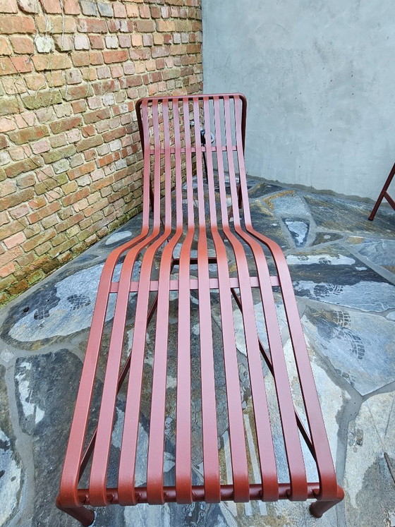 Image 1 of HAY Chaise Longue Palissade Bordeaux Neuf