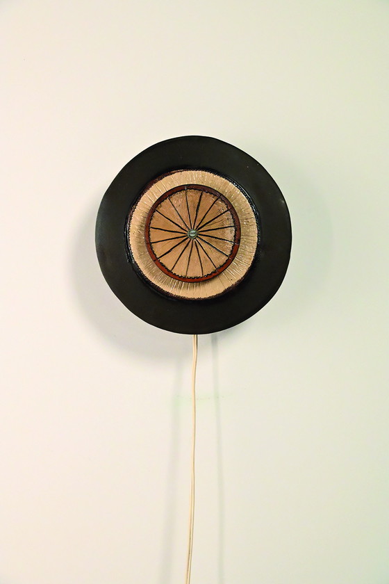 Image 1 of Elegante lampada da parete in ceramica danese