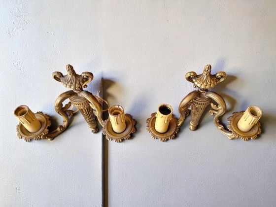 Coppia di applique Luigi XVI in bronzo – Bronze (photo 4 of 7)
