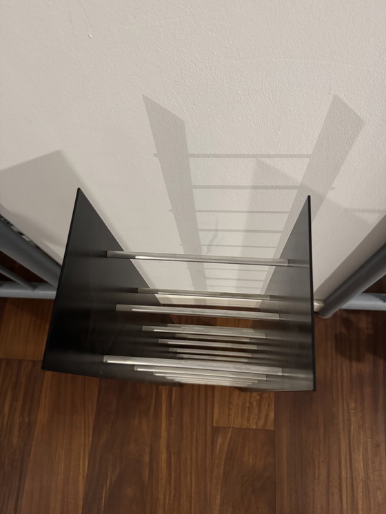 Image 1 of CD Rack/ Book shelf Pol Quadens from metal