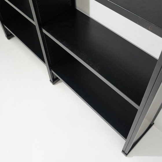 Image 1 of Black metal bookcase, 1970s