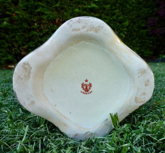 Image 1 of Dos jarrones antiguos de porcelana de estilo Art Nouveau, obra de Reinhold Schlegelmilch.