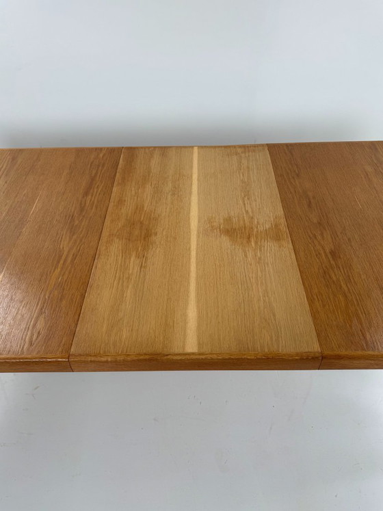 Tavolo da pranzo allungabile in rovere, H.W. Klein, Danimarca, c. anni '60, Bramin, Tavoli da pranzo, Legno (foto 3 di 15)