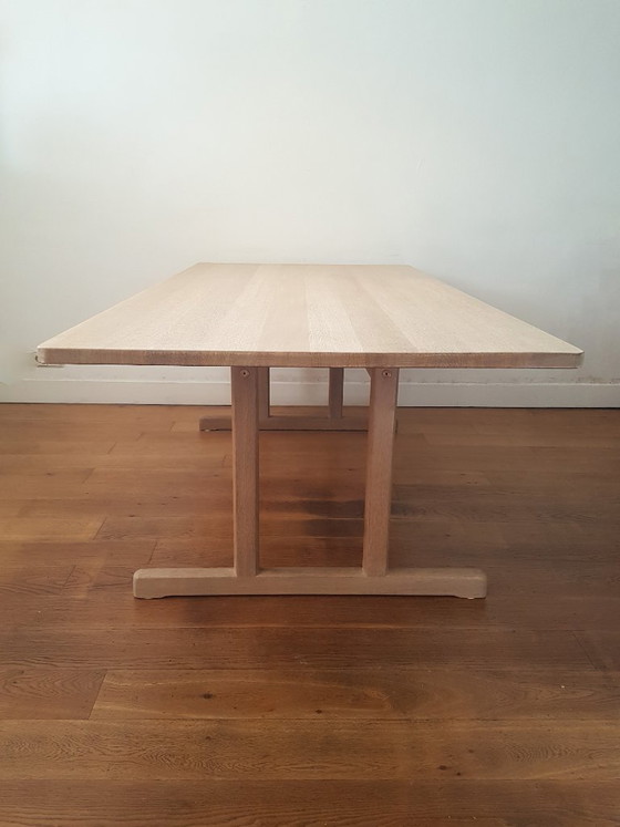 Image 1 of Børge Mogensen BM6286 Mesa de comedor Shaker para Fredericia en roble macizo enjabonado