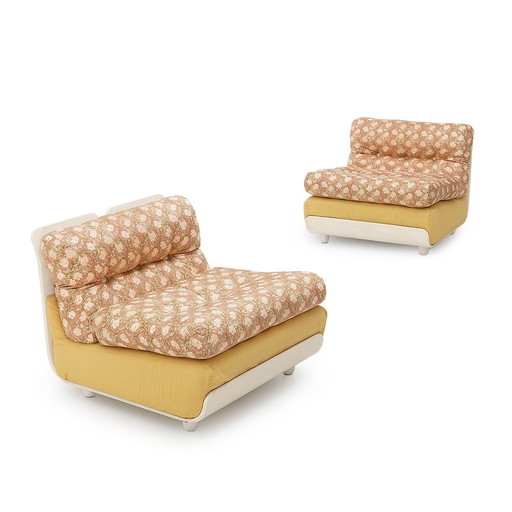 Pair of Modular Armchairs, 1960s