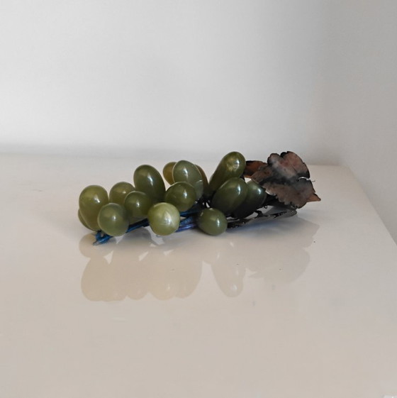 Image 1 of GRAPPOLO D'UVA DECORATIVO - ONICE / GIADA