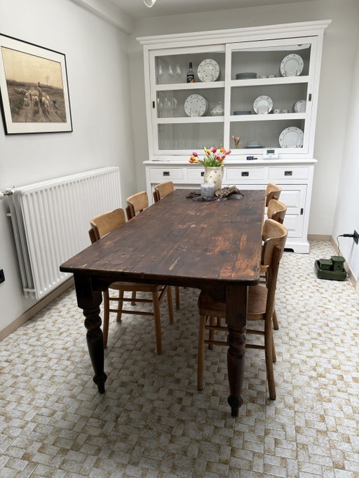 French Dining Table from 1805 – eettafels, Wood (photo 2 of 5)