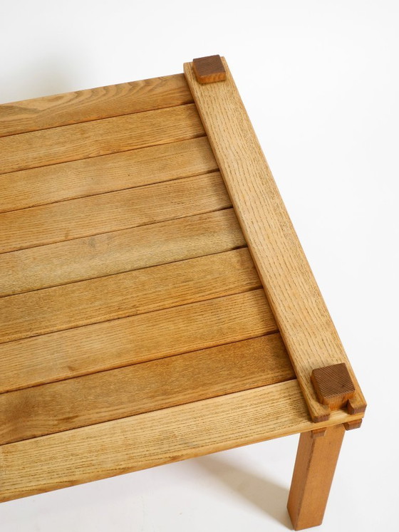 Image 1 of Salontafel uit de "Farmer Collection" uit de jaren 60 van Gerd Lange voor Bofinger, gemaakt van lichtbruin gebeitst essenhout.