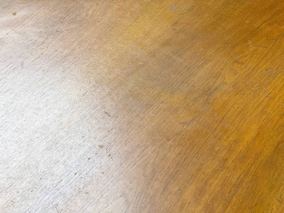 Image 1 of Walnut desk with brass details, 1960s