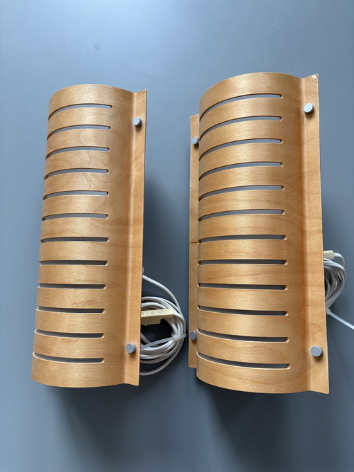 2x IKEA Strimma wall lamps