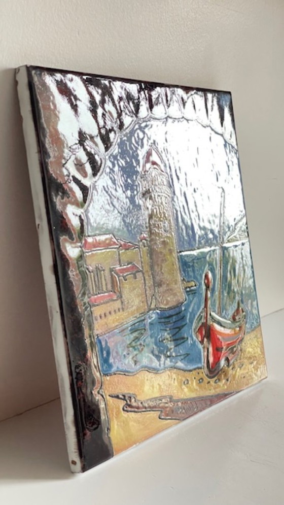 Image 1 of Decorazione murale in ceramica vintage