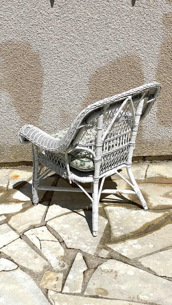 Image 1 of Fauteuil de Jardin Kids Rotin Vintage