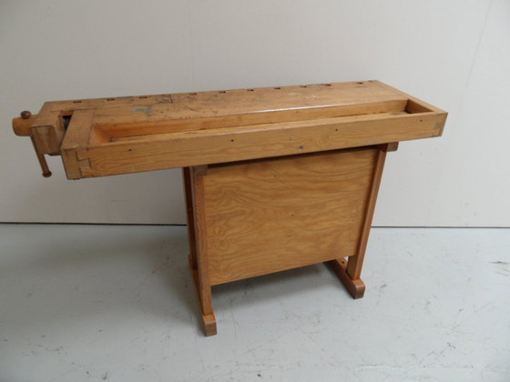 Vintage werkbank – Opbergkast, Hout (photo 12 of 13)