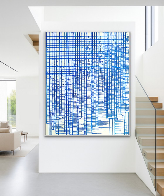 Image 1 of Natia Antadze "Abstract Composition Blue"