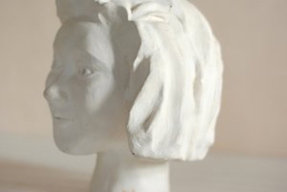 Image 1 of Gipsen hoofdsculptuur, Frankrijk