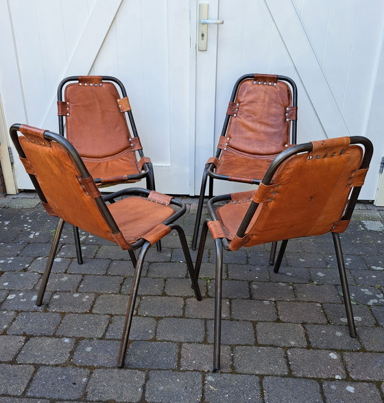 Image 1 of 4 x chairs Les Arcs del Vera, design Charlotte Perriand