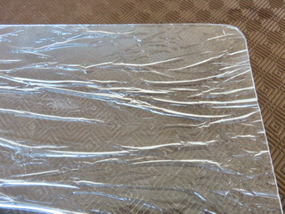 Image 1 of Groot dienblad "Roche Bobois" van plexiglas, altuglas en luciet, 1970