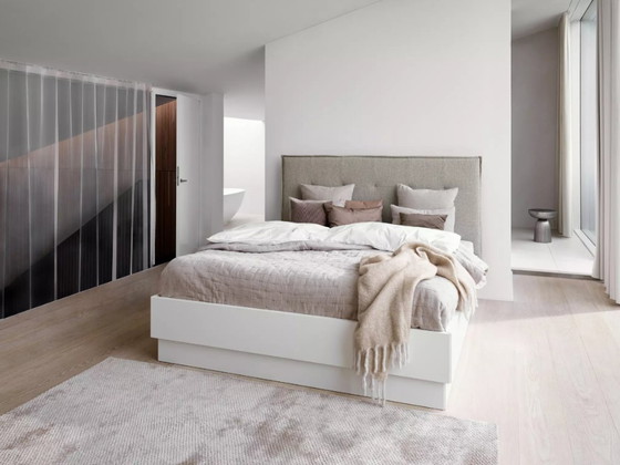 Image 1 of Lugano bed with storage space and swing-up frame and slatted base, excl. mattress