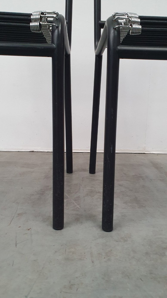 Rene Herbst Sandows design chairs Bauhaus Vintage sandow I – Dining chairs, Metal, Rubber (photo 4 of 17)