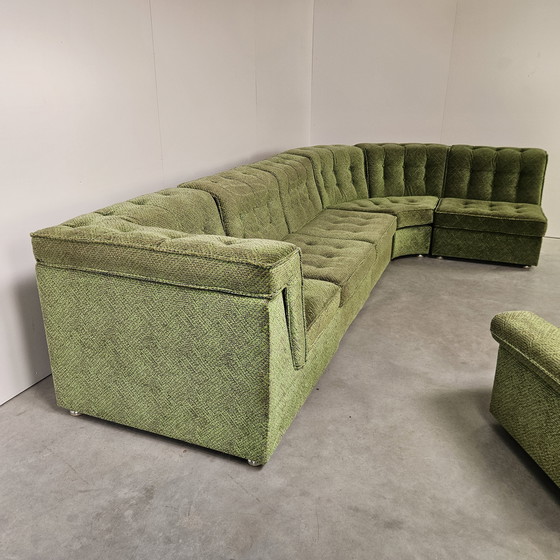 Image 1 of Vintage modulaire bank + fauteuil