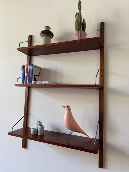 Splendido sistema di pareti divisorie Royal in teak di Poul Cadocius