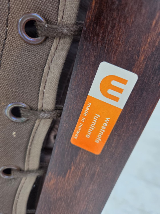 Image 1 of 1970, Noors ontwerp door Ingmar Relling voor Westnofa, model "Siesta" met armleuningen