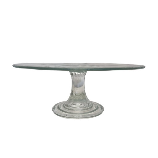 Plat à gâteau vintage sur socle