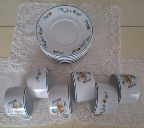 Image 1 of Bernardaud handcrafted ceramic coffee cups