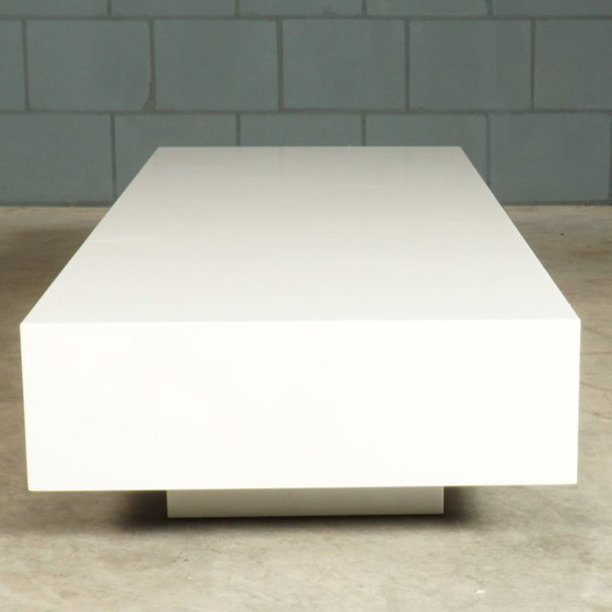 Designer wooden coffee table – white (photo 9 of 12)