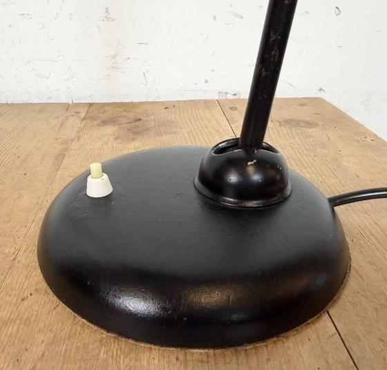Image 1 of Lampada da tavolo nera vintage di Christian Dell per Kaiser Idell, anni '30