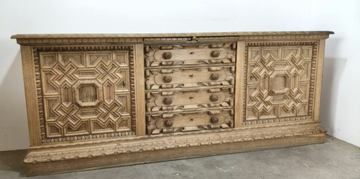 Handgeschnitzte Anrichte – dressoirs, Wood (photo 2 of 5)
