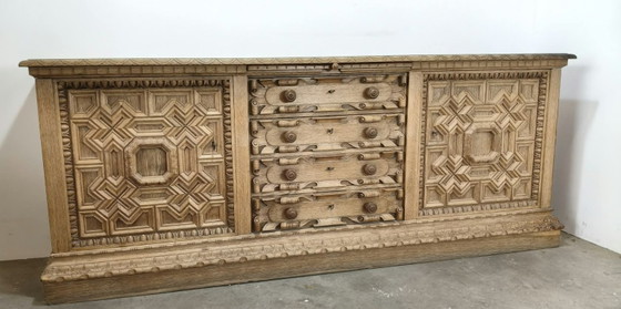 Handgeschnitzte Anrichte – Sideboard, Wood (photo 2 of 5)