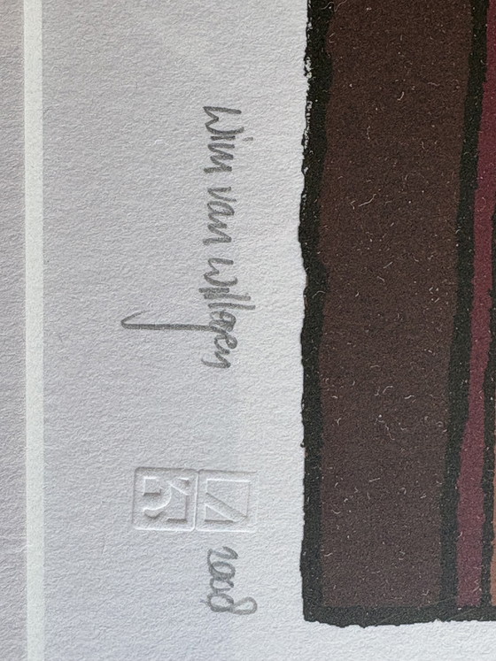 Image 1 of Usine Verkade. Sérigraphie de Wim Van Willegen