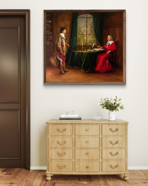 Original Oil Painting You Made A Mistake - Based On A. Dumas's "The Three Musketeers" (photo 2 of 7)