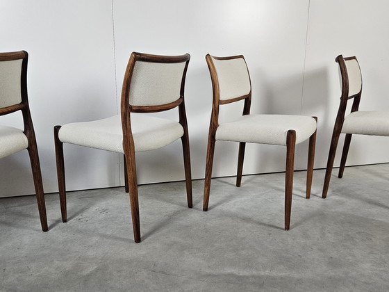 Image 1 of Chaises vintage danoises Niels Otto Møller