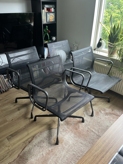 Vitra Eames EA 107 Netzgewebe 1988 Set 4