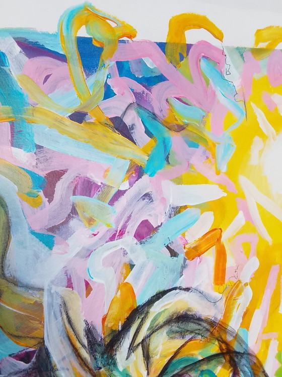 Image 1 of Acrylic painting "sun"