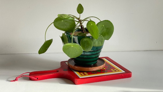 Vintage rode onderzetter – Keukenaccessoires, Ceramic, Wood (photo 26 of 30)