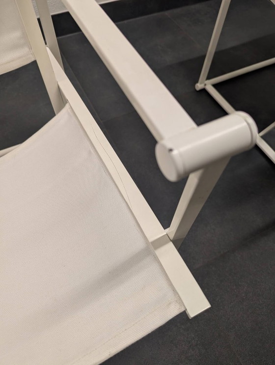 Image 1 of 2x Fauteuils Cube Pastoe FM60 (blanc) - Radboud van Beekum
