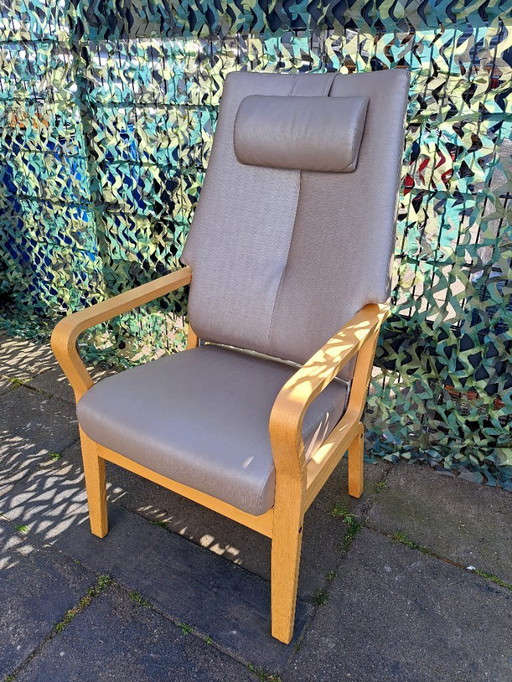 Fauteuil inclinable d'aspect danois