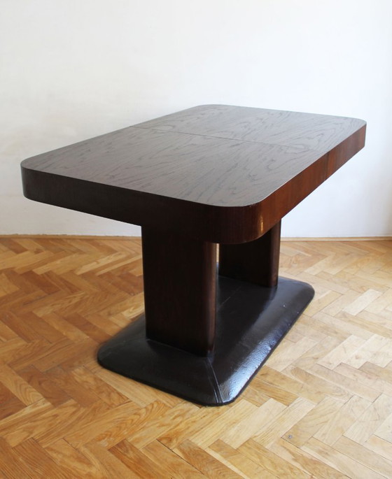 Image 1 of 1930s Extendable Dining Table by Jindrich Halabala 