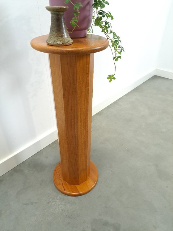 Image 1 of Teak pillar, plant stand, column