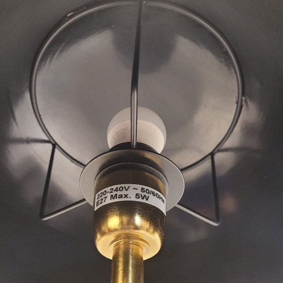 Image 1 of Tafellamp “Livello”, Chehoma, gelakt hout en metaal, eigentijds design, jaren 2010 – Frankrijk