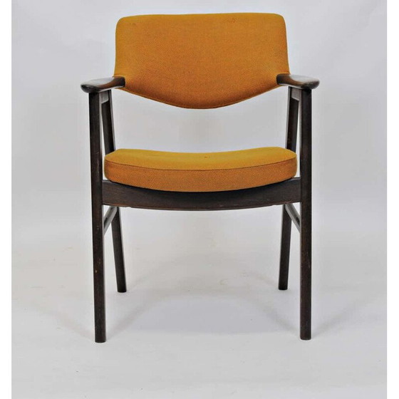 Image 1 of Vintage Desk Chair in Tanned Oak Erik Kirkegaard Danish 1960s