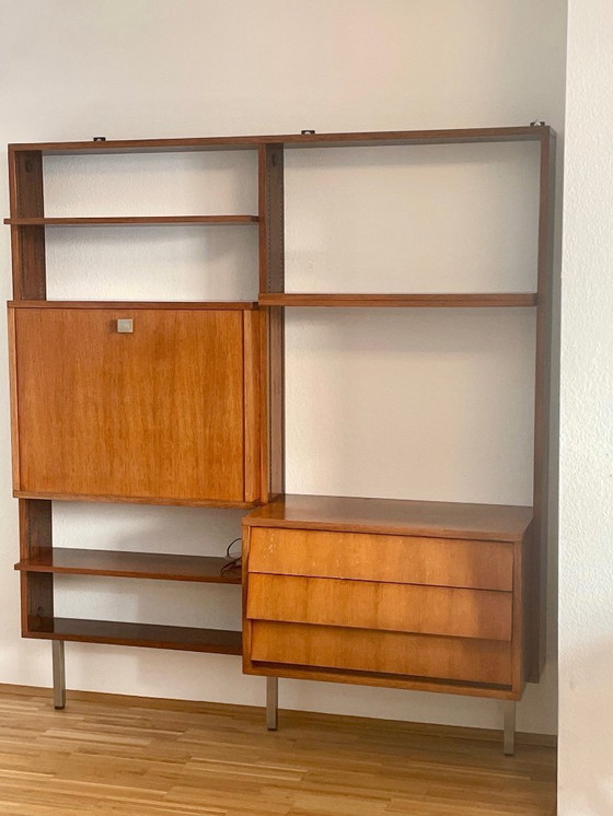 Image 1 of Zeldzaam verzamelobject - vintage design wandmeubel van Alfred Hendrickx voor Belform, jaren 60.