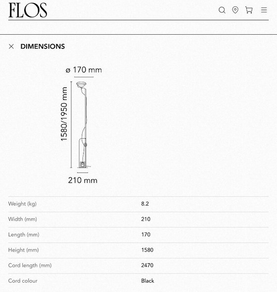Image 1 of Lamp TOIO by FLOS